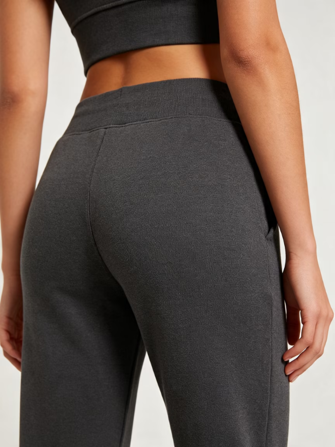 Soft Jersey High‑Waist Track Jogger Pants Soft Jersey High‑Waist Track Jogger Pants