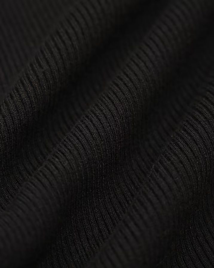 Black Contrasting Bell Sleeve Sweater Dress Black Contrasting Bell Sleeve Sweater Dress